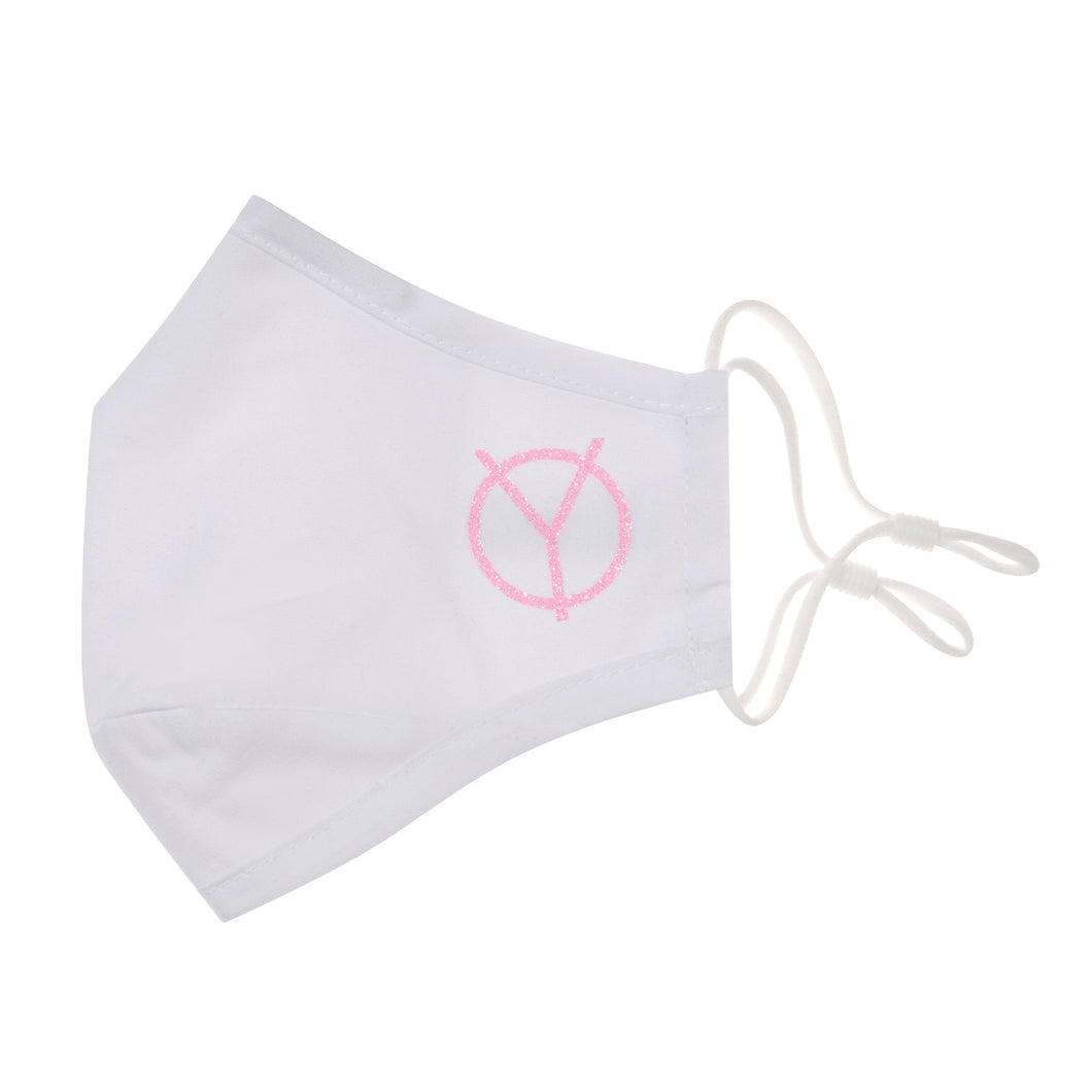 Yogangster Neon Pink Sparkle Mask